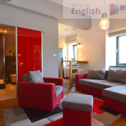 Rent this 1 bed apartment on Akademickie Liceum Ogólnokształcące Copernicus in Inowrocławska, 53-649 Wrocław