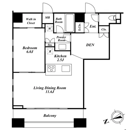 Image 2 - KDXレジデンス戸越, 鮫洲大山線, Higashi-Nakanobu 1-chome, Shinagawa, 142-0063, Japan - Apartment for rent