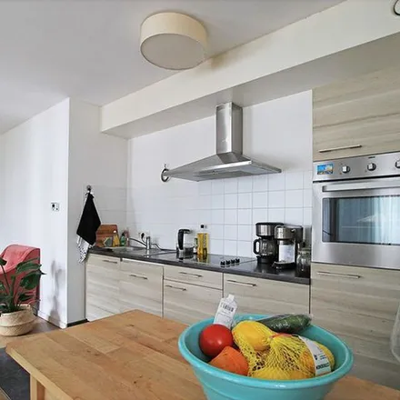 Rent this 1 bed apartment on Mutsaardstraat 14 in 2000 Antwerp, Belgium