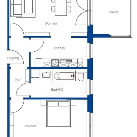 Image 4 - Bornaer Straße 12, 04567 Kitzscher, Germany - Apartment for rent