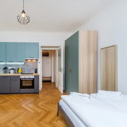 Rent this 1 bed apartment on Slavíkova 1190/18 in 130 00 Prague, Czechia
