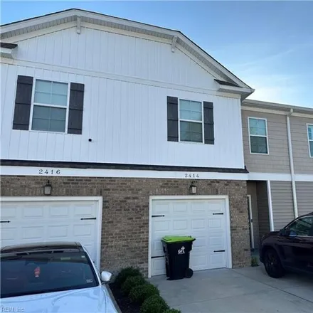 Rent this 3 bed condo on 2414 Fieldsway Dr in Chesapeake, Virginia