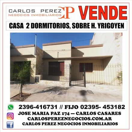 Buy this studio house on Hipólito Yrigoyen 847 in Partido de Carlos Casares, 6530 Carlos Casares