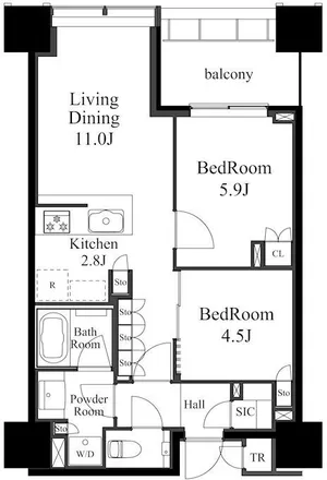 Image 2 - Meiji Gakuin University, Sakurada-dori, Shinagawa, Minato, 108-8631, Japan - Apartment for rent