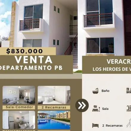 Buy this 2 bed apartment on unnamed road in Fraccionamiento Los Héroes Veracruz, 91725 Valente Díaz