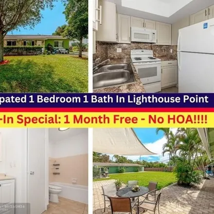 Rent this 1 bed house on 2162 Northeast 44th Street in Lighthouse Point, FL 33064