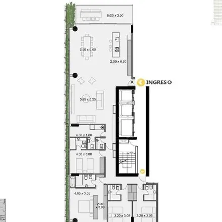 Buy this 4 bed apartment on Martín Rodríguez 187 in Alberto Olmedo, Rosario