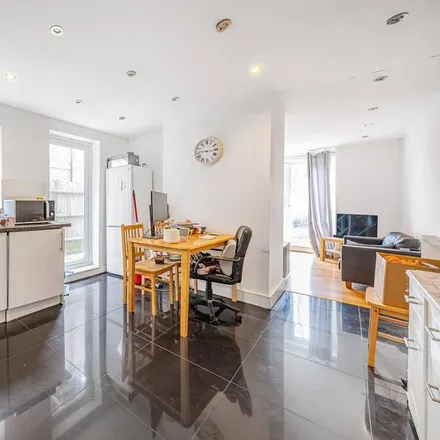 Rent this 3 bed apartment on Belthorn Crescent in Weir Road, London