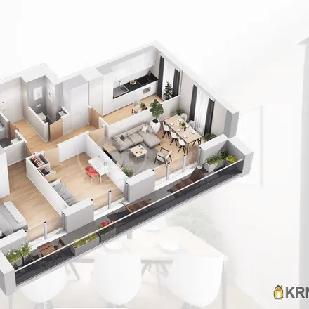 Buy this 3 bed apartment on peron 2 in Poprzeczna, 51-508 Wrocław