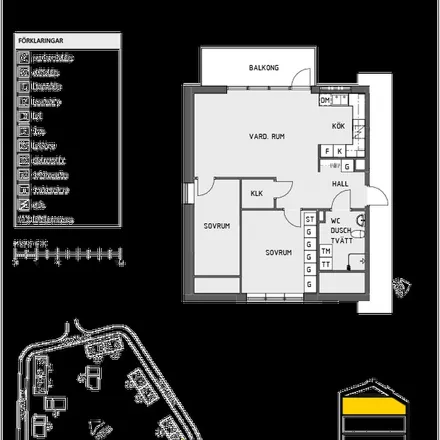 Rent this 3 bed apartment on Almvägen 33a;33b in 802 69 Gävle, Sweden
