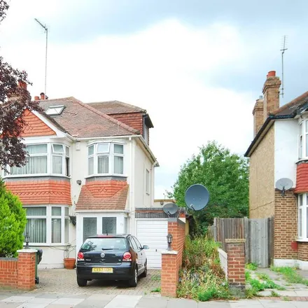 Rent this 3 bed house on Huxley Gardens in London, NW10 7EA