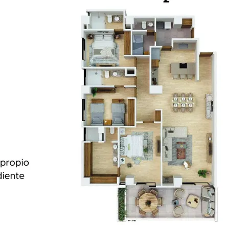 Image 5 - Avenida Nizuc, Smz 17, 77505 Cancún, ROO, Mexico - Apartment for sale