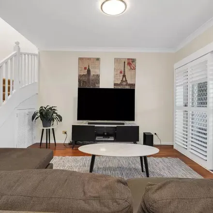 Rent this 3 bed townhouse on Australian International Academy in Hillcrest Avenue, Strathfield South NSW 2136
