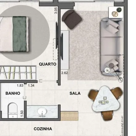 Buy this 1 bed apartment on Rua Dona Mariana 97 in Botafogo, Rio de Janeiro - RJ