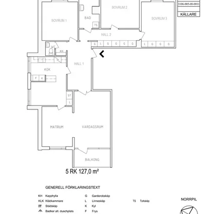 Rent this 5 bed apartment on Norra Köpmangatan in 803 23 Gävle, Sweden