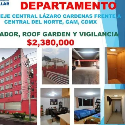Buy this 2 bed apartment on Calle José Guadalupe López Velarde in Gustavo A. Madero, 07760 Mexico City