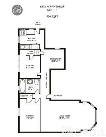 Image 8 - 6115 N Winthrop Ave, Unit 1 - Apartment for rent