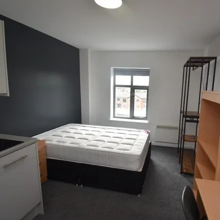Rent this studio apartment on Clarence Yard in Wigan, WN1 1BZ