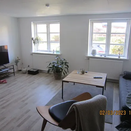 Rent this 6 bed apartment on Sønderby Kirke in Kirkebakken, 5631 Ebberup