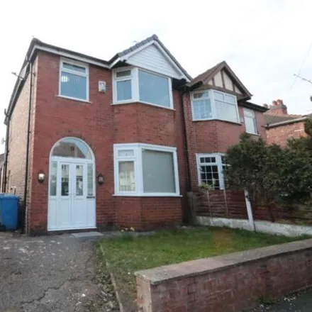 Rent this 3 bed duplex on Ravenswood Road in Gorse Hill, M32 0RT