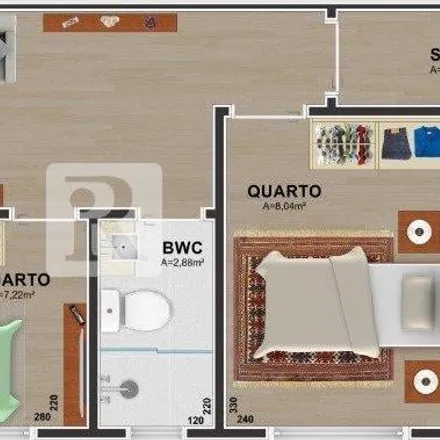 Buy this 3 bed apartment on Rua Cruzeiro do Sul in Emiliano Perneta, Pinhais - PR