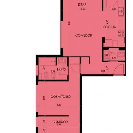 Rent this 1 bed apartment on Avenida Centenario 1075 in La Calabria, B1642 CAM San Isidro