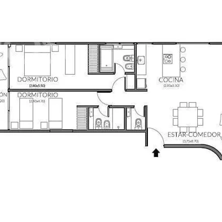 Buy this 2 bed apartment on Mariano Moreno 42 in Rosario Centro, Rosario