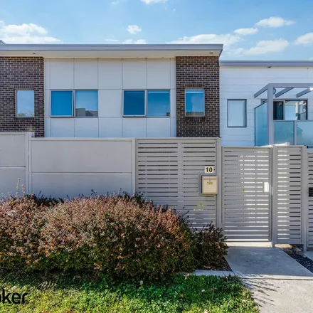 Rent this 3 bed townhouse on 10 Ingold Street in Coombs ACT 2611, Australia