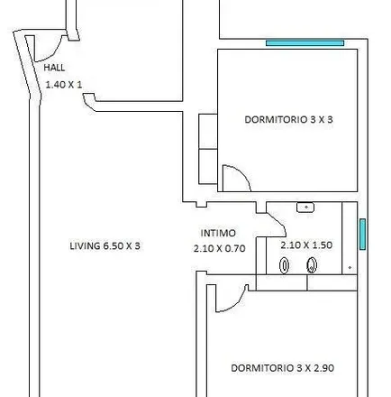 Buy this 2 bed apartment on Avenida de los Incas in Villa Ortúzar, C1431 FBB Buenos Aires