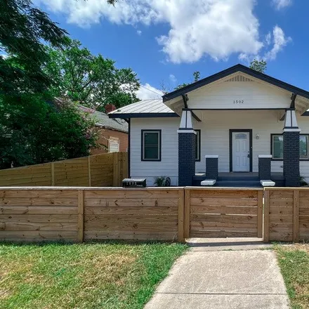 Rent this 3 bed house on Pleasant Grove Missionary Baptist Church in Burnet Street, San Antonio