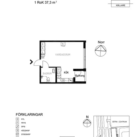 Rent this 1 bed apartment on Norra Sätraängarna in Rullstensvägen, 806 32 Gävle