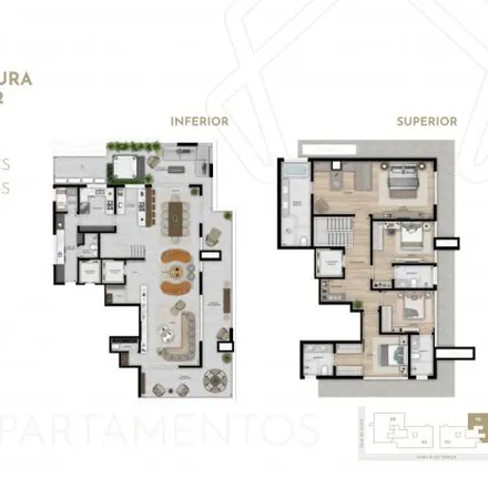 Buy this 4 bed apartment on Alameda Princesa Izabel 2679 in Bigorrilho, Curitiba - PR