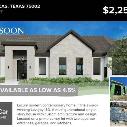 Buy this 5 bed house on 629 Terry Court in Lucas, TX 75002