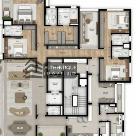 Buy this 4 bed apartment on Rua Manuel da Nóbrega 1522 in Moema, São Paulo - SP