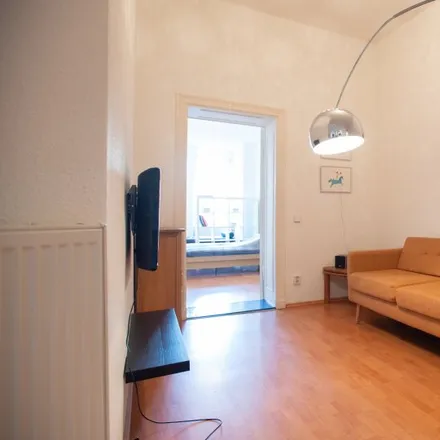 Rent this 1 bed apartment on Krippe Sonnenkäfer in Eldenaer Straße 36, 10247 Berlin