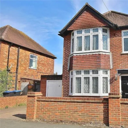Rent this 3 bed house on Highclere Road in Knaphill, GU21 2PJ