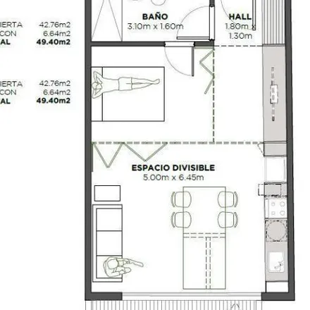 Buy this studio apartment on Vuelta de Obligado 4291 in Núñez, C1429 ABA Buenos Aires