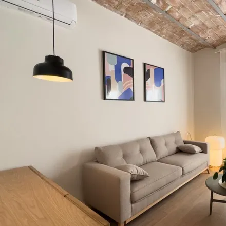 Rent this studio apartment on Carrer de la Ciutat de Balaguer in 08001 Barcelona, Spain