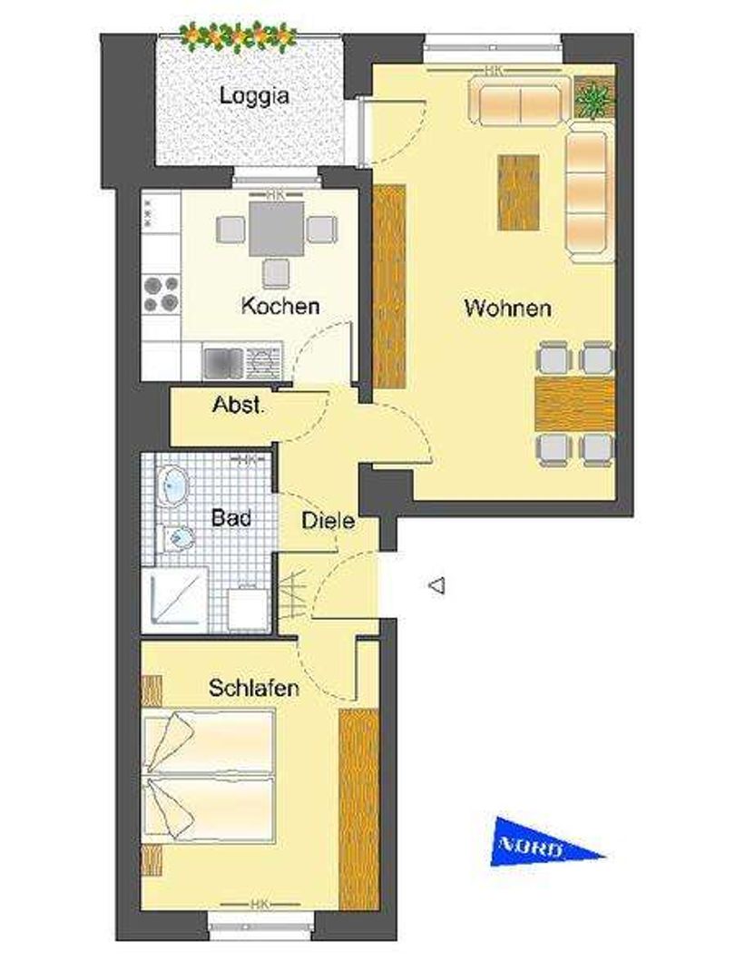 2 bedroom apartment at Am Hirtenland 10, 21031 Hamburg, Germany ...