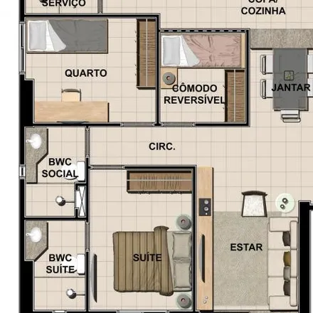 Buy this 3 bed apartment on Rua Amaro Albino Pimentel 109 in Boa Viagem, Recife - PE