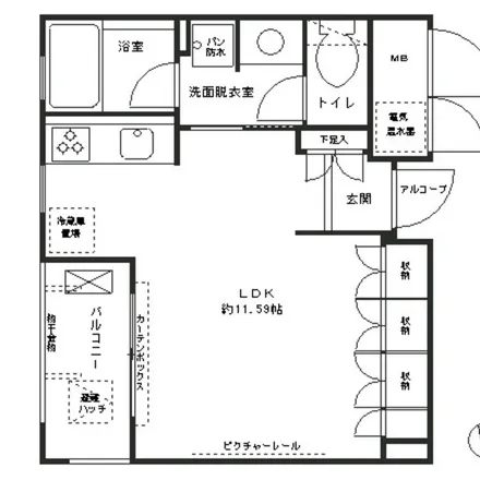 Image 2 - unnamed road, Nishi-Waseda, Shinjuku, 160-8484, Japan - Apartment for rent