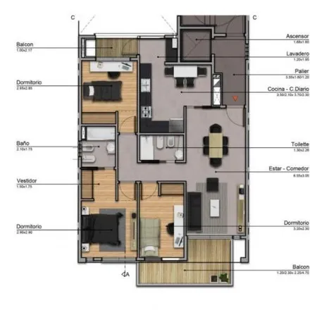 Buy this 3 bed apartment on Dante Alighieri 166 in Villa Luro, C1407 DZS Buenos Aires