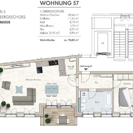 Rent this 2 bed apartment on Georg-Arnhold-Bad in Helmut-Schön-Allee, 01069 Dresden