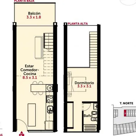 Buy this 1 bed apartment on Avenida Eva Perón 8623 in Fisherton, Rosario