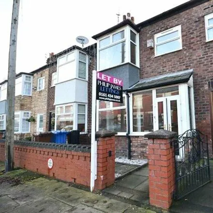 Rent this 3 bed townhouse on Reddish Library in Spencer Street, Stockport