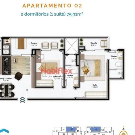 Buy this 2 bed apartment on Rodovia Admar Gonzaga (24) in Rodovia Admar Gonzaga, Itacorubi