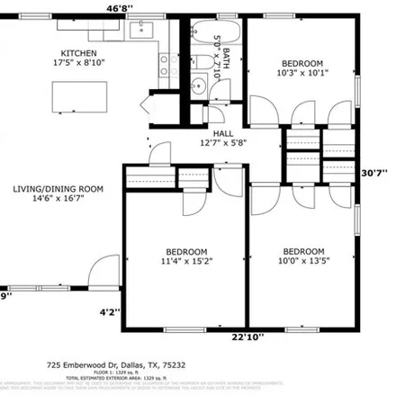 Image 3 - 725 Emberwood Drive, Dallas, TX 75232, USA - House for sale