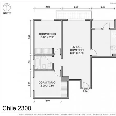 Buy this 2 bed apartment on Chile 2304 in Balvanera, 1222 Buenos Aires