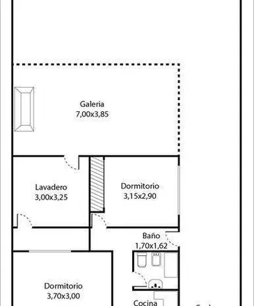 Buy this 2 bed house on 425 - Alberdi 3341 in Partido de Luján, 6700 Luján