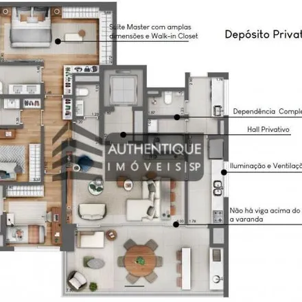 Buy this 3 bed apartment on Avenida Lavandisca 31 in Indianópolis, São Paulo - SP